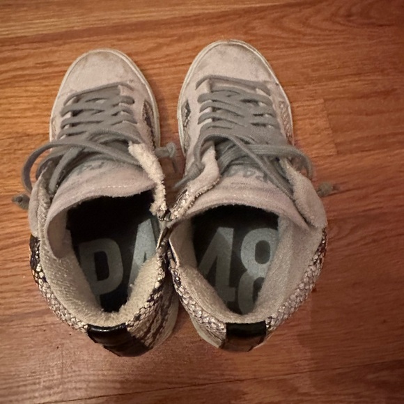Snakeskin P448 High Tops-size 38 or US 8 - Picture 3 of 5